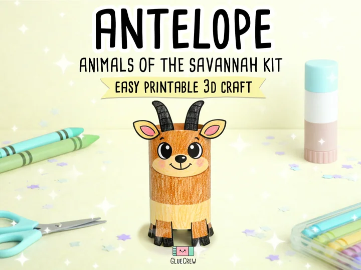 Antelope 3D Paper Craft