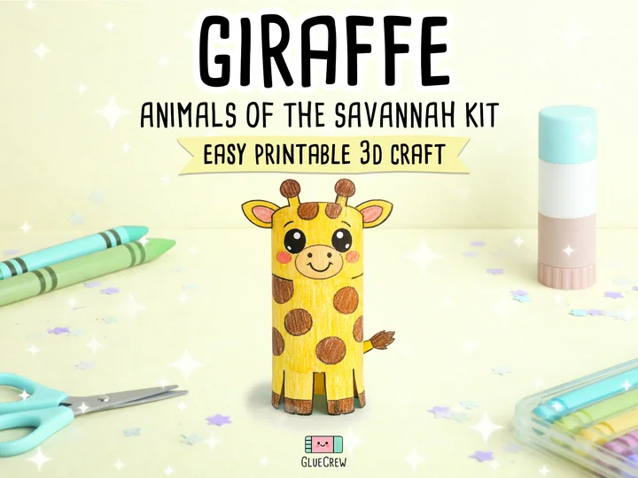 Giraffe 3D Paper Craft