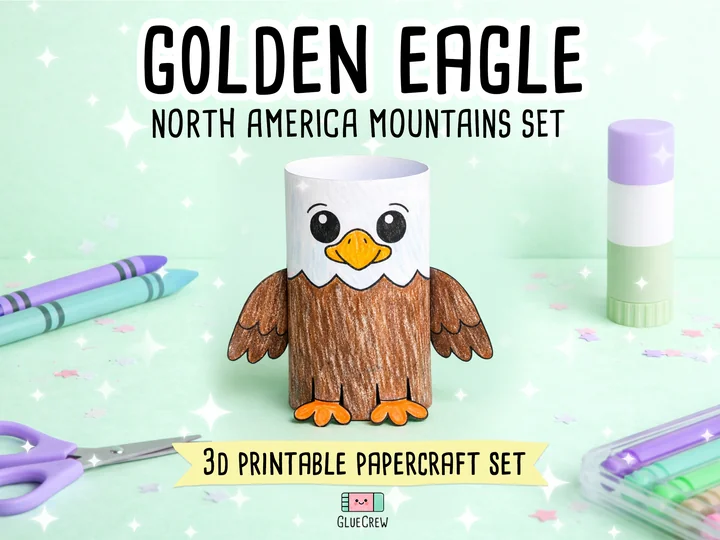 Golden Eagle Paper Craft