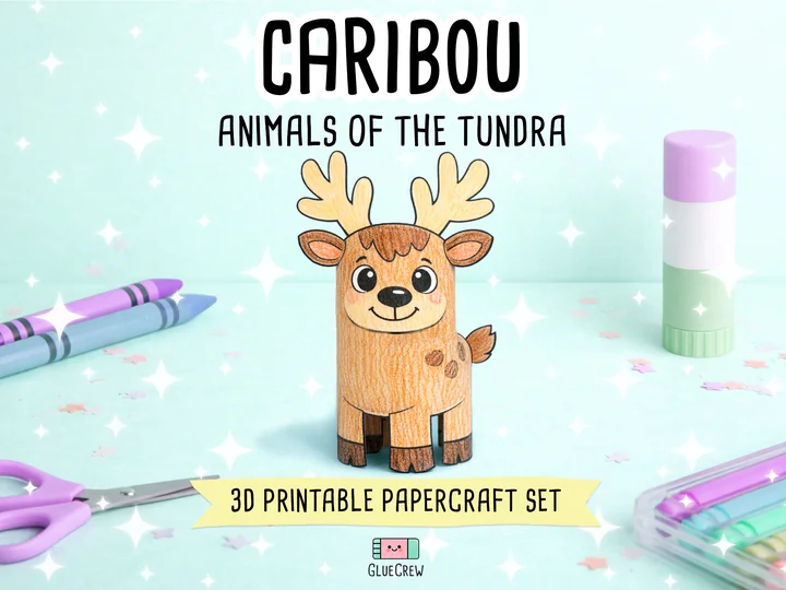 Caribou Paper Craft