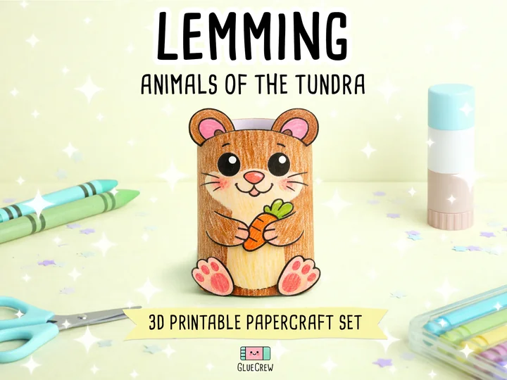 Lemming Paper Craft