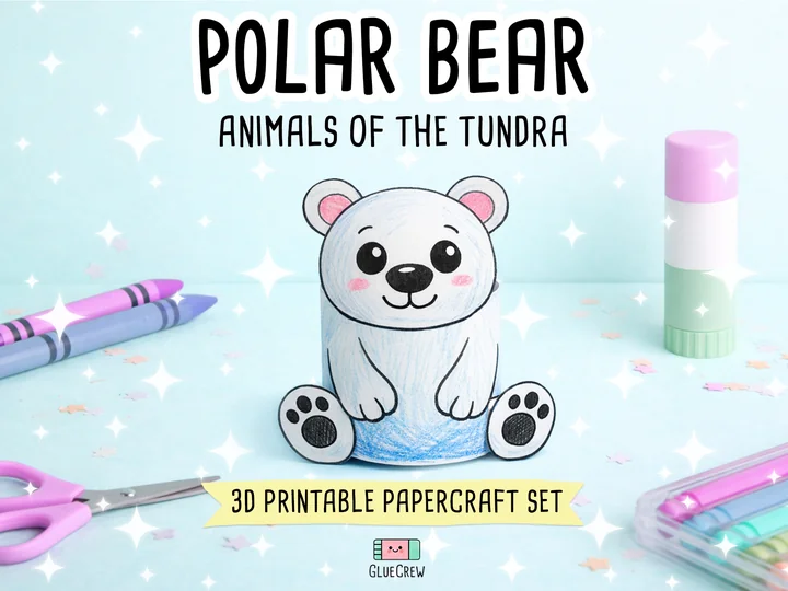 Polar Bear Paper Craft