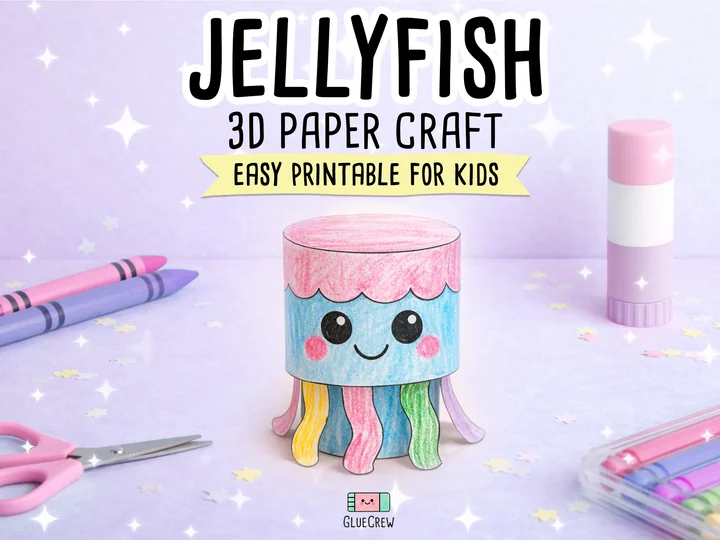 Jellyfish Paper Craft for Kids