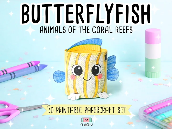 Butterflyfish Paper Craft