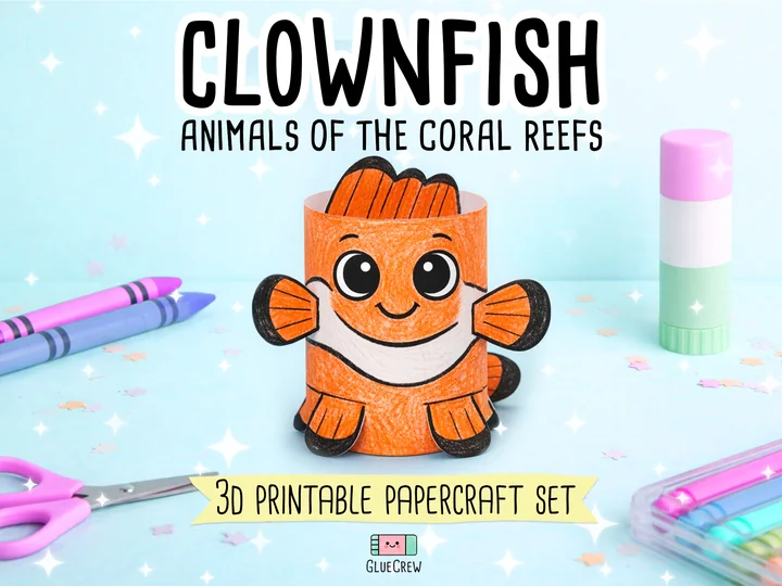 Clownfish Paper Craft