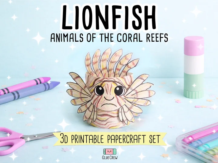 Lionfish Paper Craft