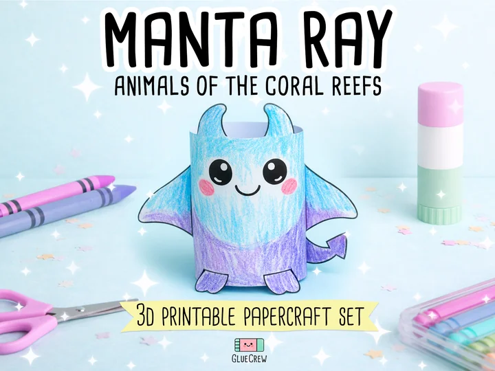 Manta Ray Paper Craft