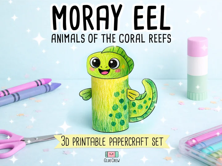 Moray Eel Paper Craft