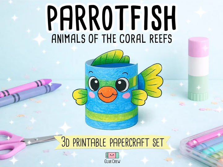 Parrotfish Paper Craft