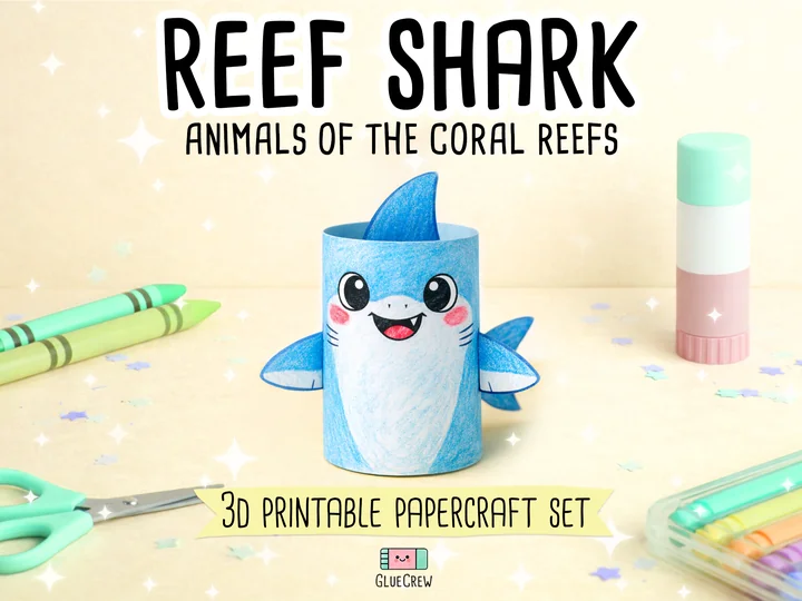 Reef Shark Paper Craft