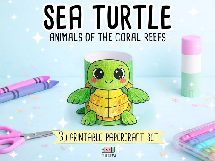Sea Turtle Paper Craft