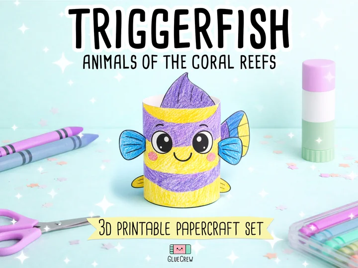 Triggerfish Paper Craft