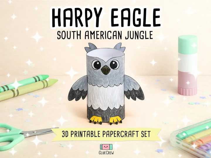 Harpy Eagle Paper Craft