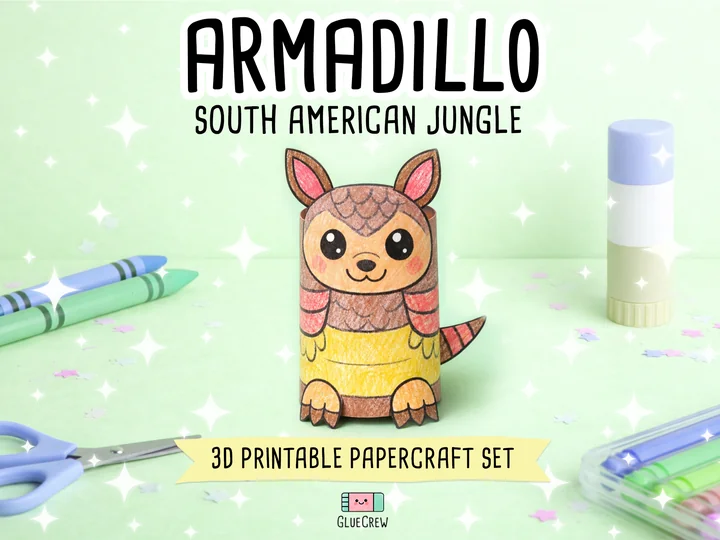 Armadillo Paper Craft