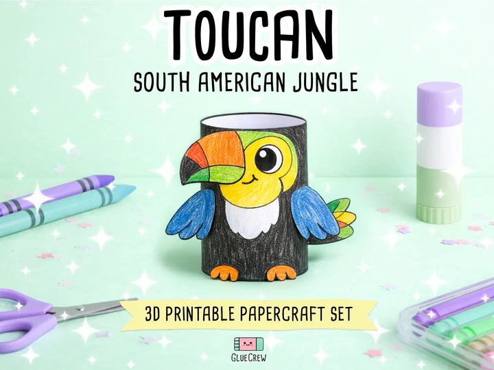 Toucan Paper Craft