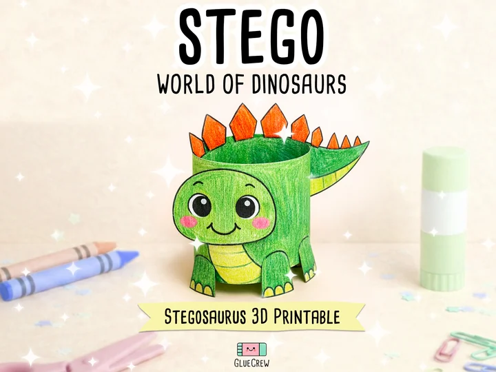 Stegosaurus Paper Craft