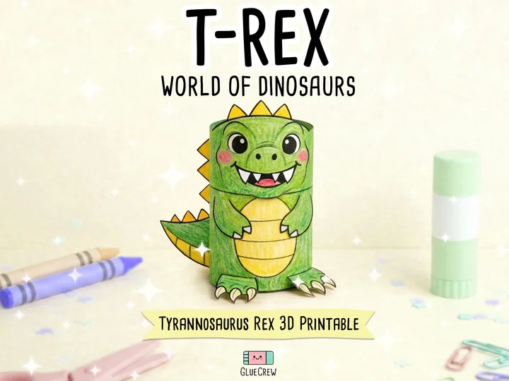 Tyrannosaurus Rex 3D Paper Craft