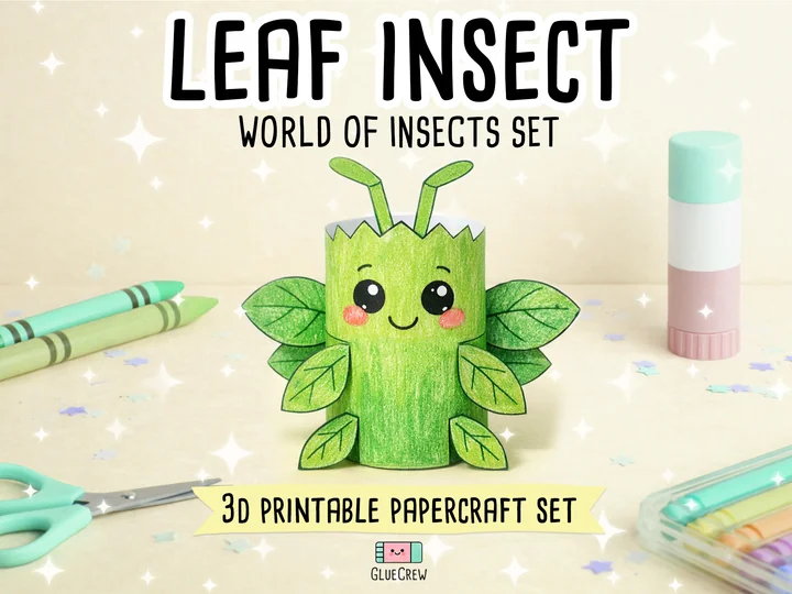 Leaf Insect Paper Craft