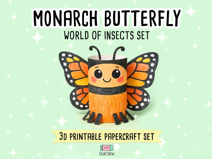 Monarch Butterfly Paper Craft