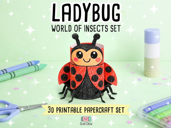 Ladybug Paper Craft