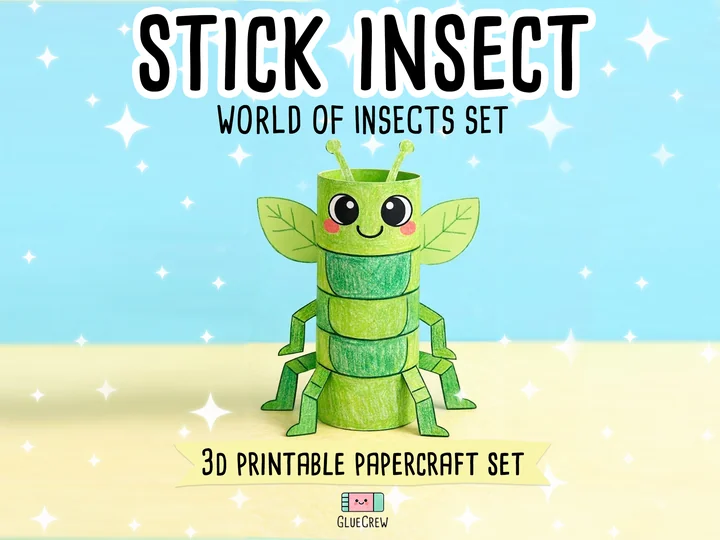 Stick Insect Paper Craft