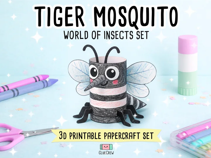 Tiger Mosquito Paper Craft