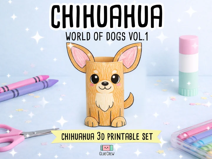 Chihuahua Paper Craft