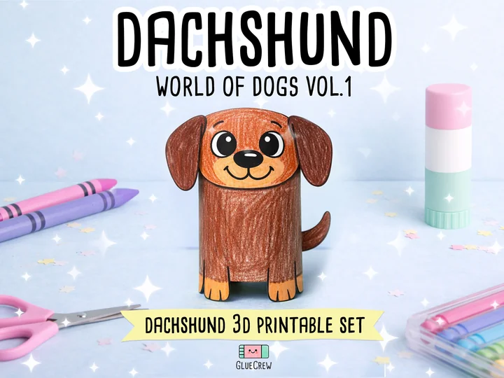 Dachshund Paper Craft