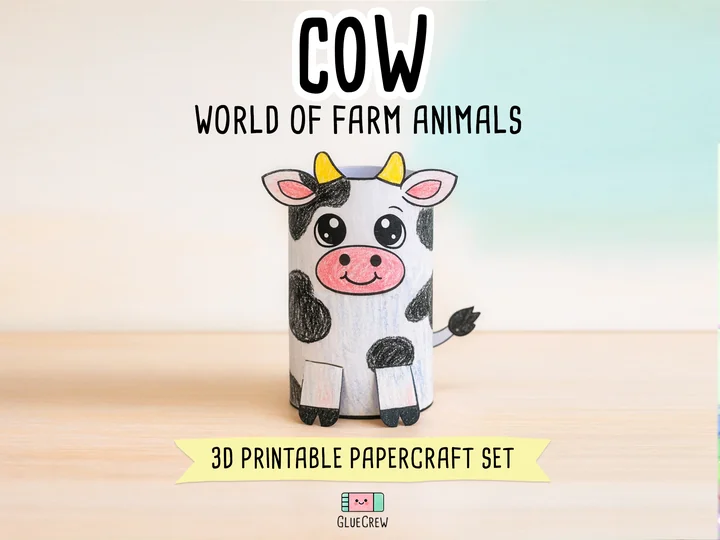 Cow Paper Craft