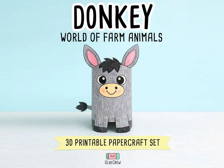Donkey Paper Craft