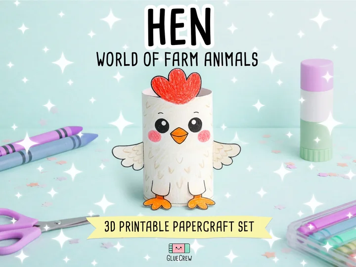 Hen Paper Craft