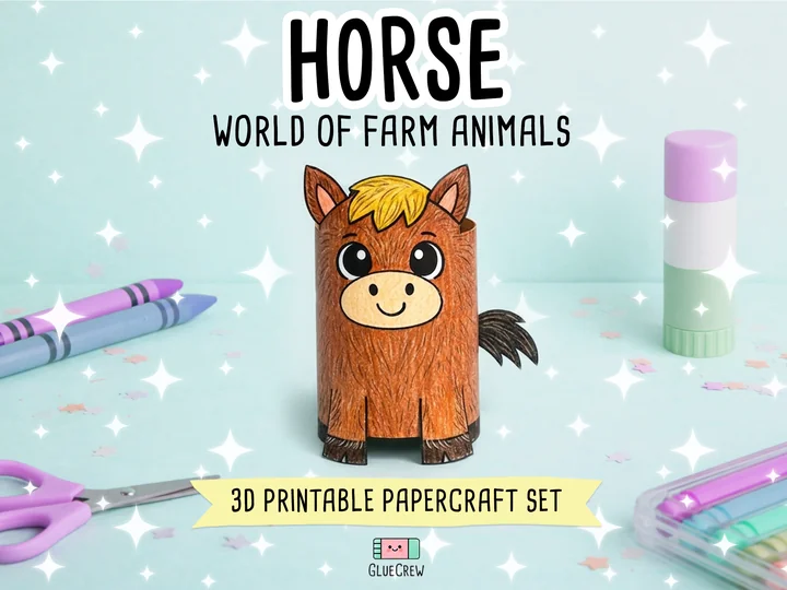 Horse Paper Craft