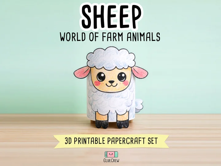Sheep Paper Craft