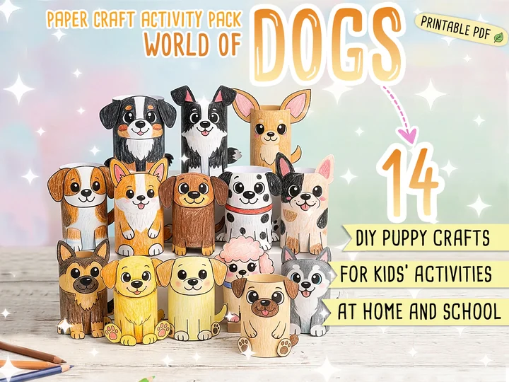 Dogs Vol.1 Paper Crafts Bundle